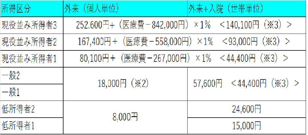 自己負担限度額