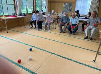 ボッチャ活動の様子