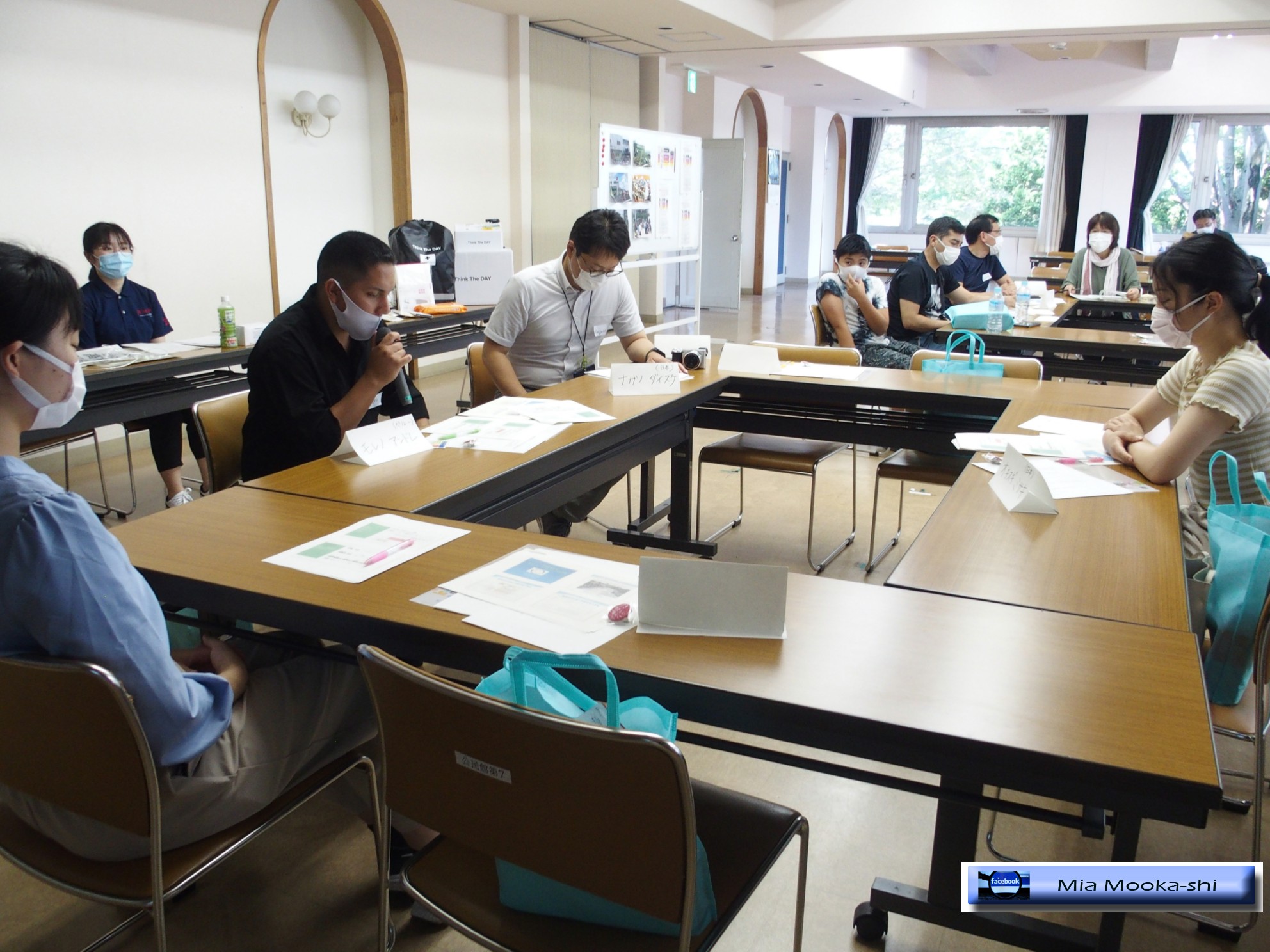 2021災害時外国人サポートボランティア 発言する様子