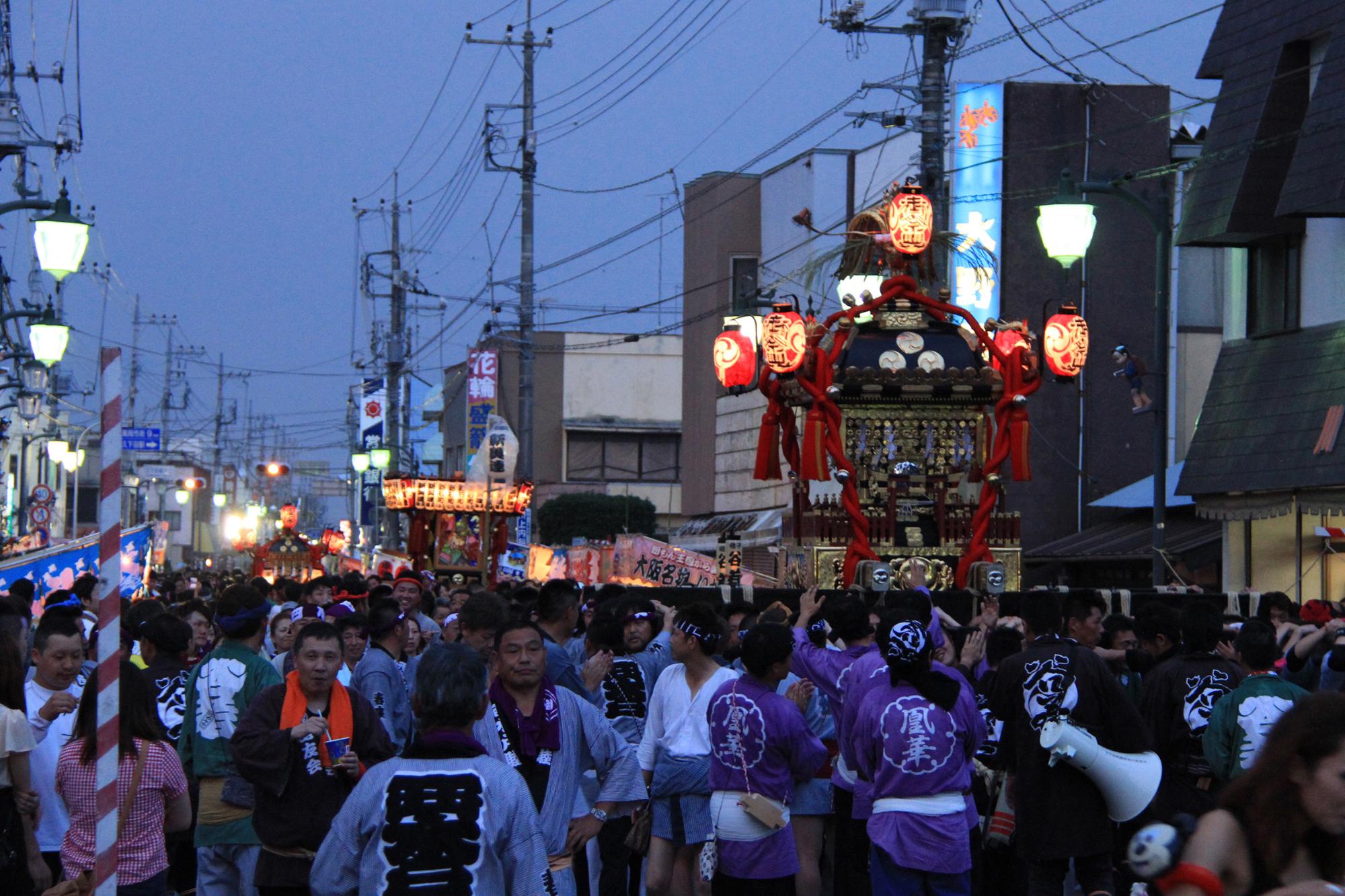 久下田祇園祭の様子