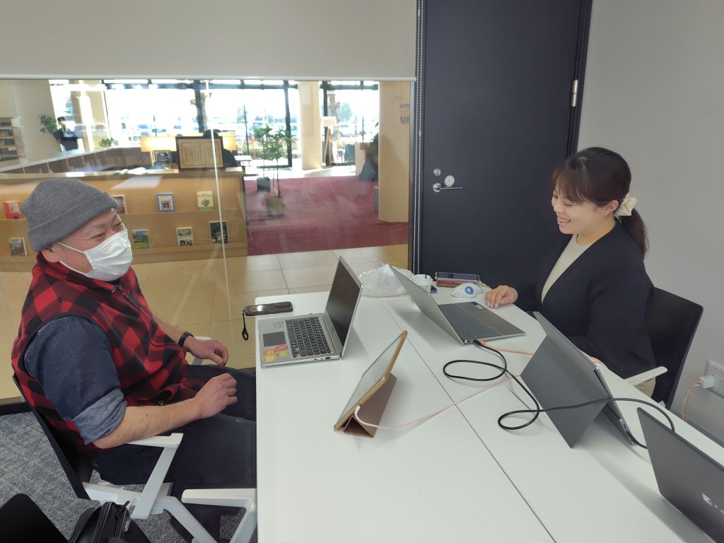 伴走支援の様子