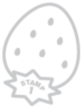 いちごのスタンプ台