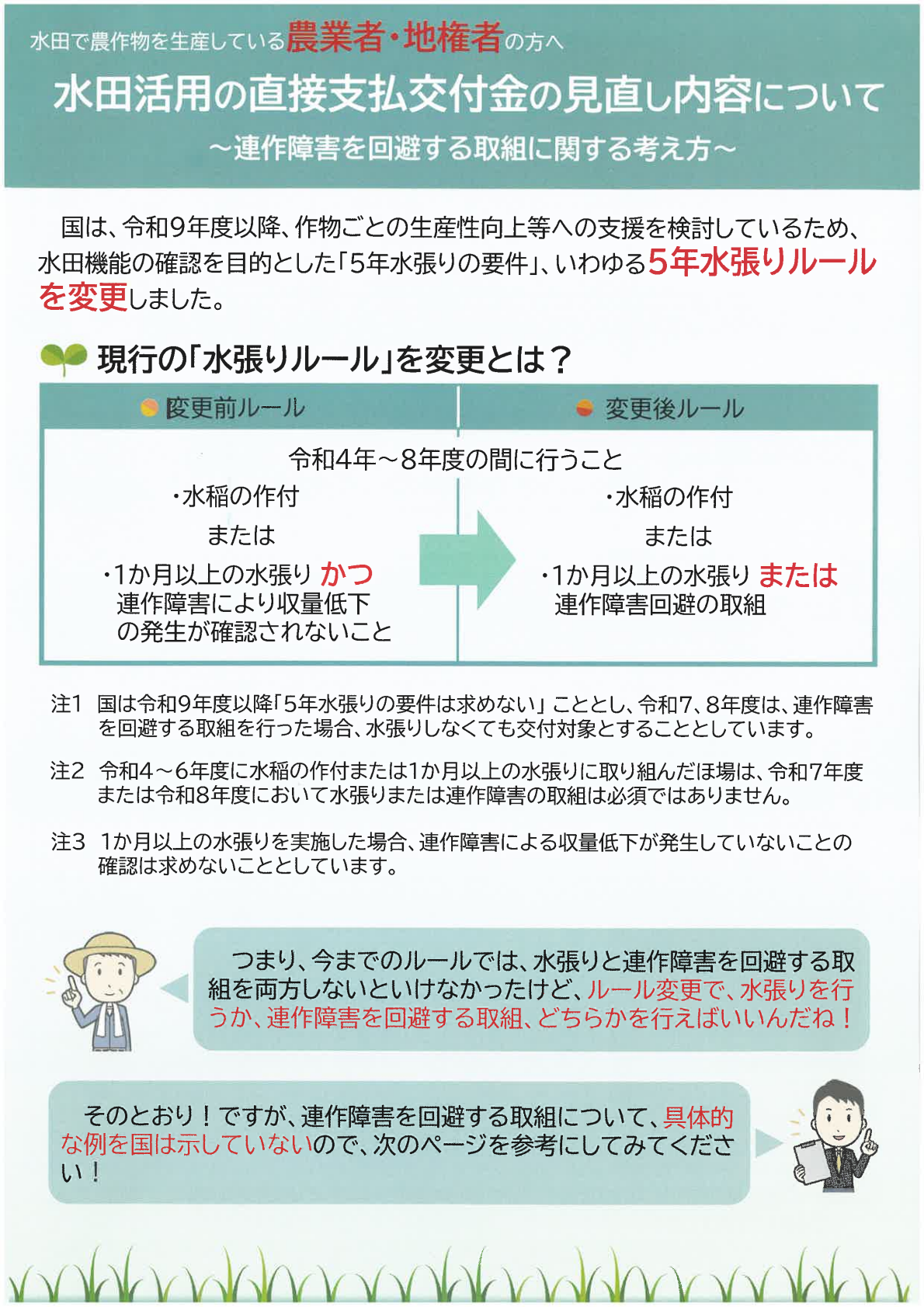 5年水張ルール内容変更1ページ