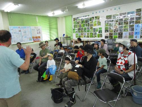 水生昆虫観察会