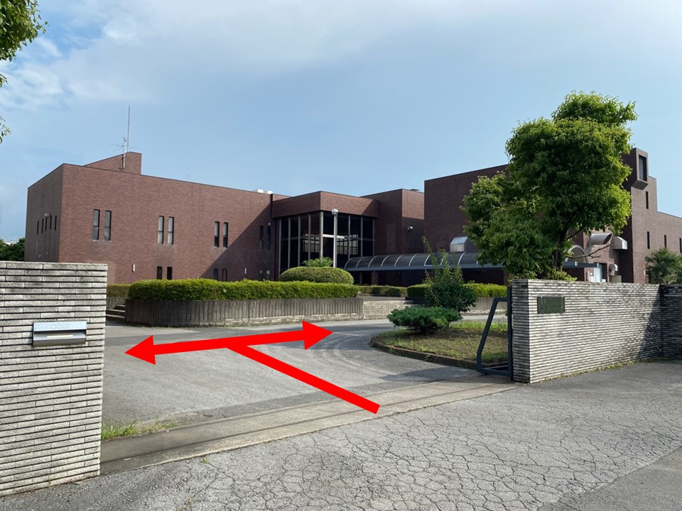 真岡市水処理センター正門
