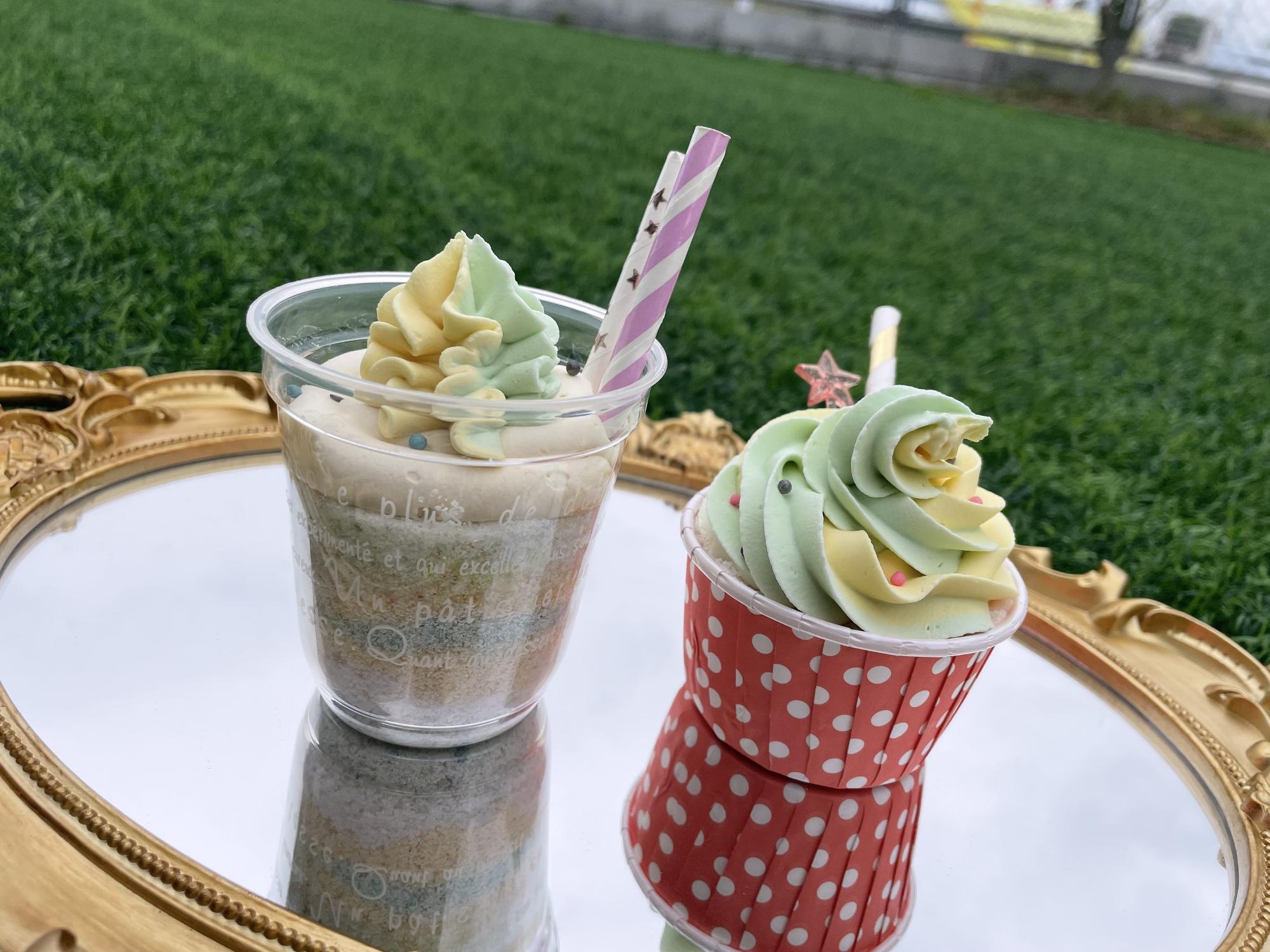 ソフトクリーム風バスボム