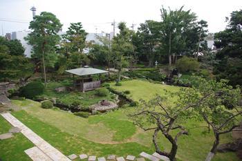 岡部記念館「金鈴荘」の庭の写真