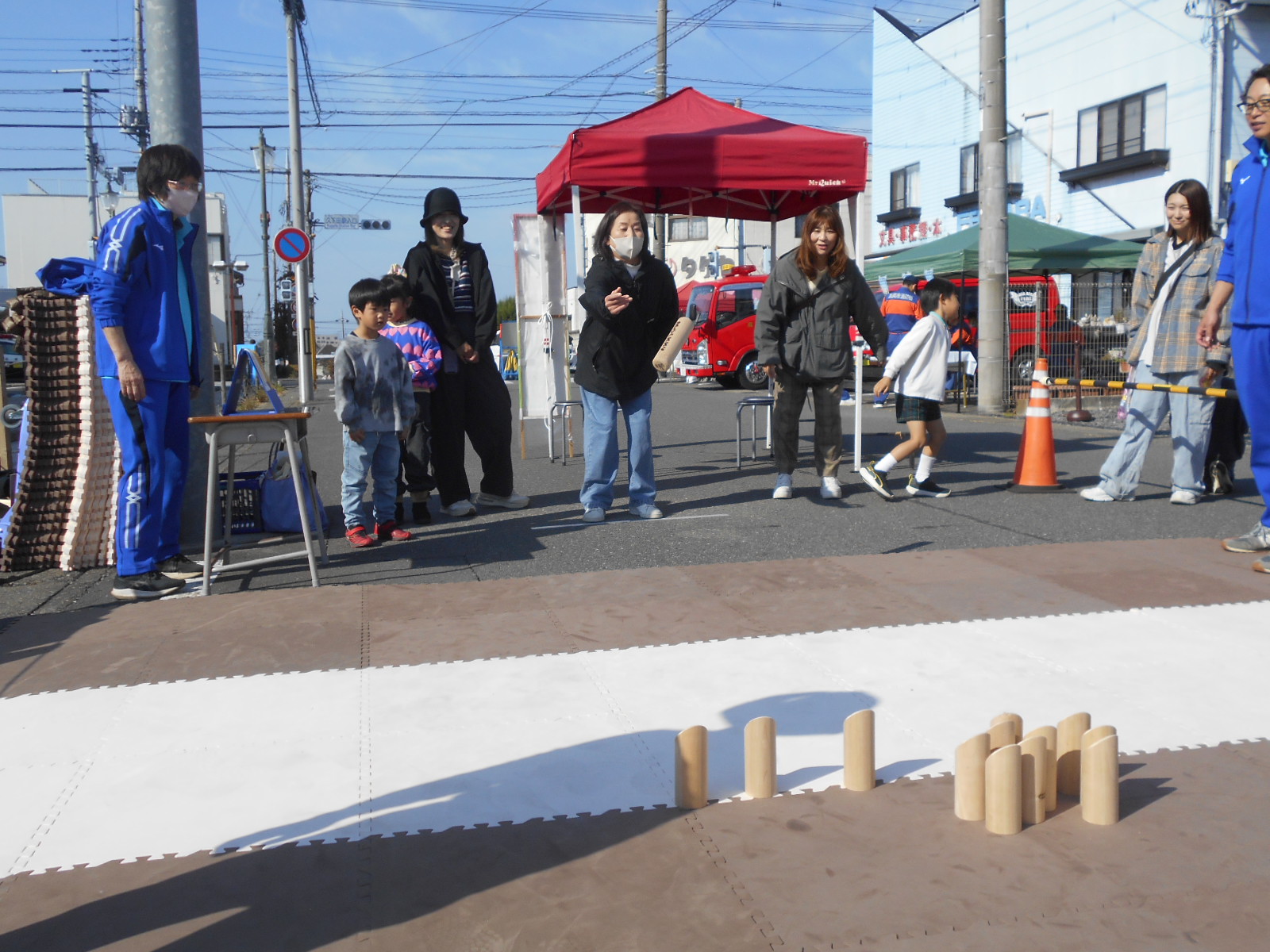 モルック体験の様子