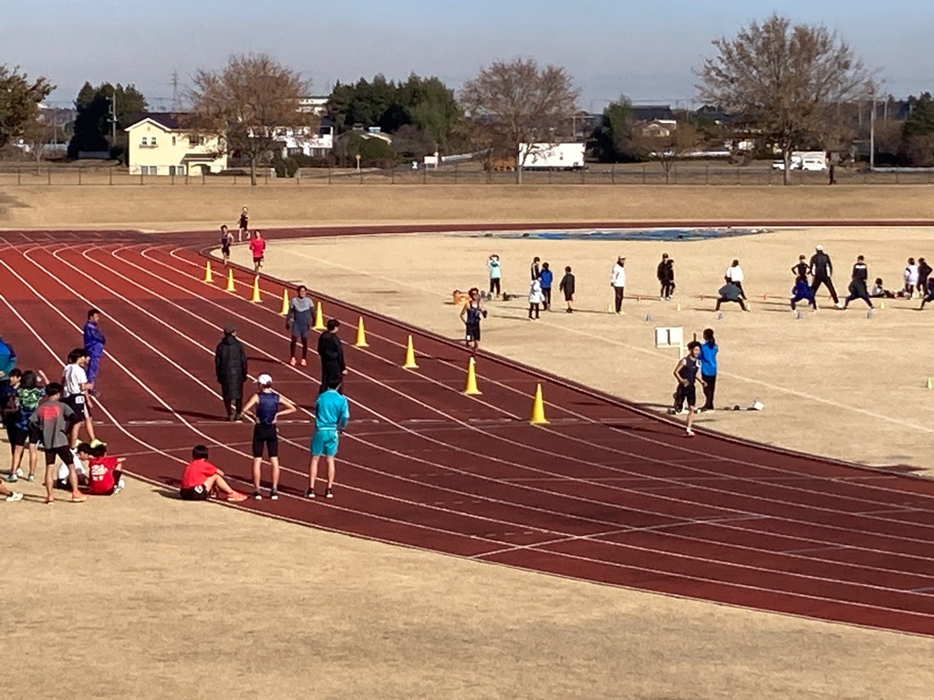 合同記録会の様子