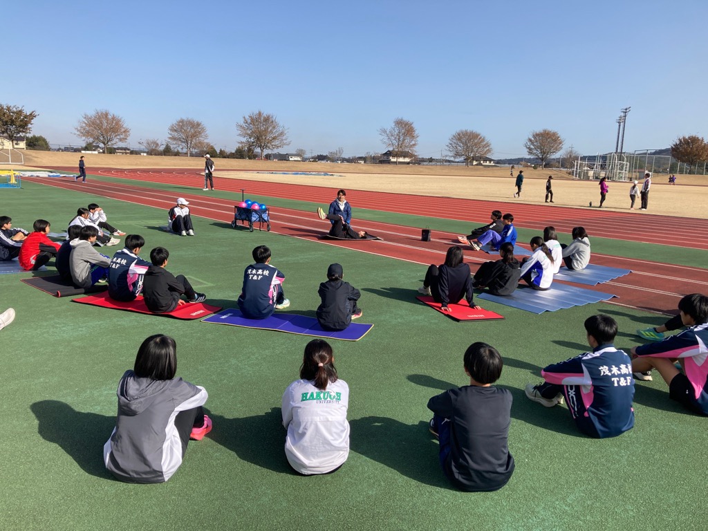 体幹トレーニングの様子