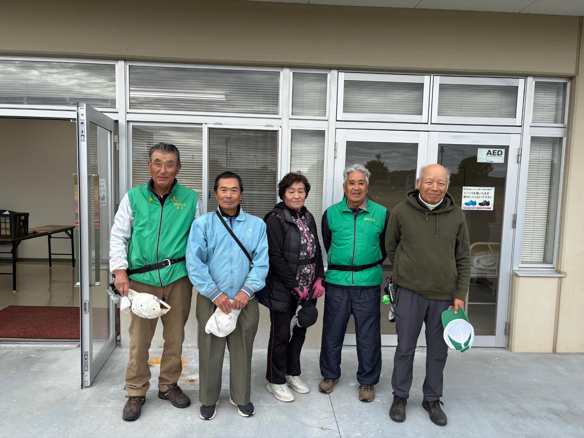 グラウンド・ゴルフ入賞のみなさん