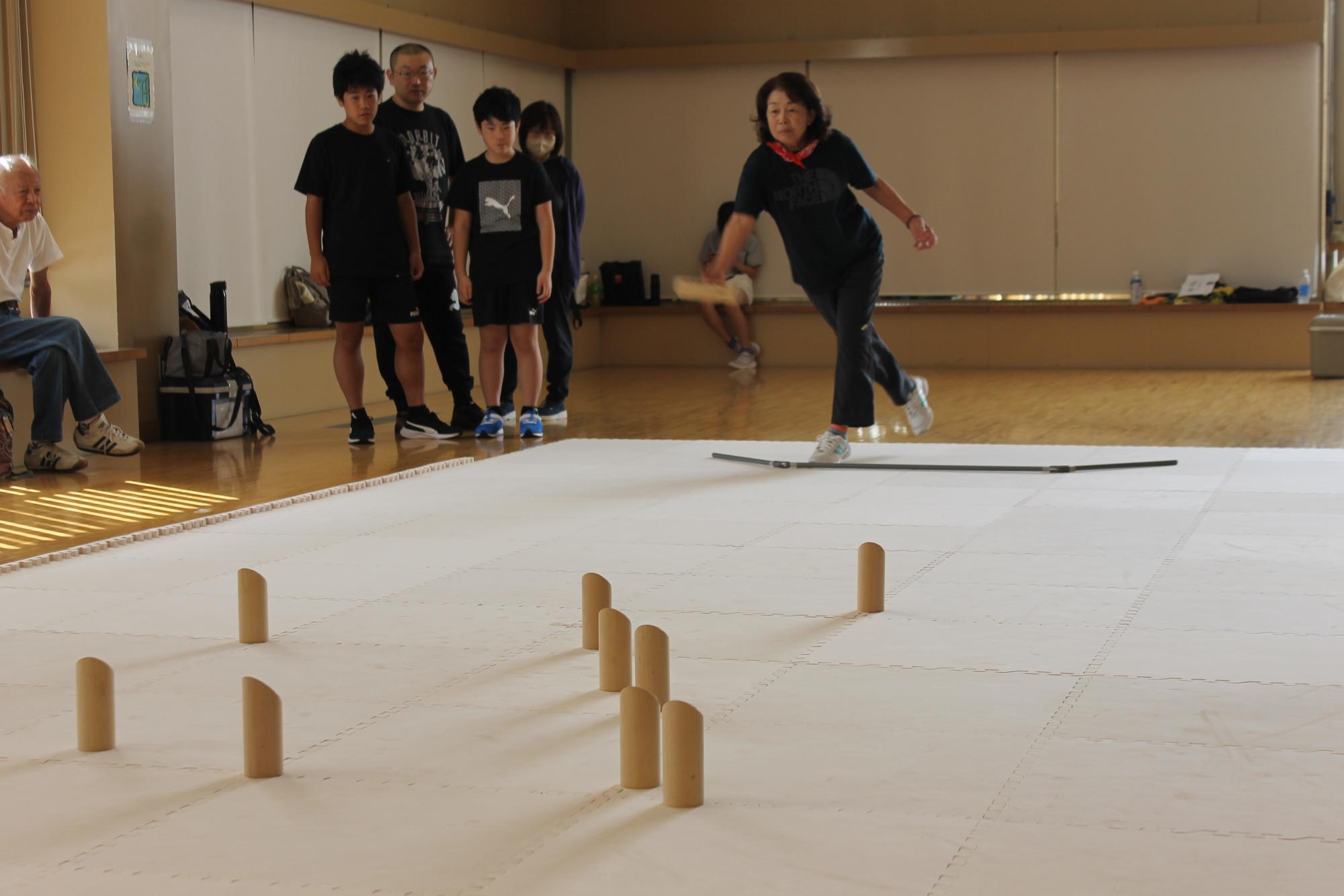 カーリンコン競技の様子