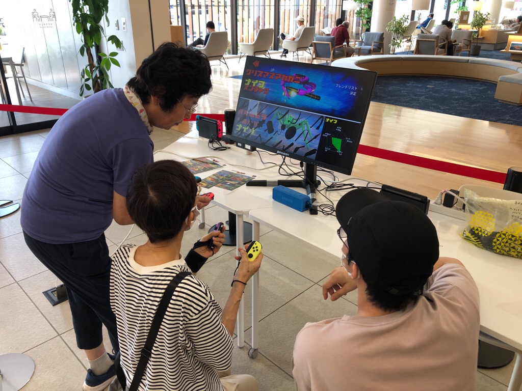 イースポーツ体験の様子