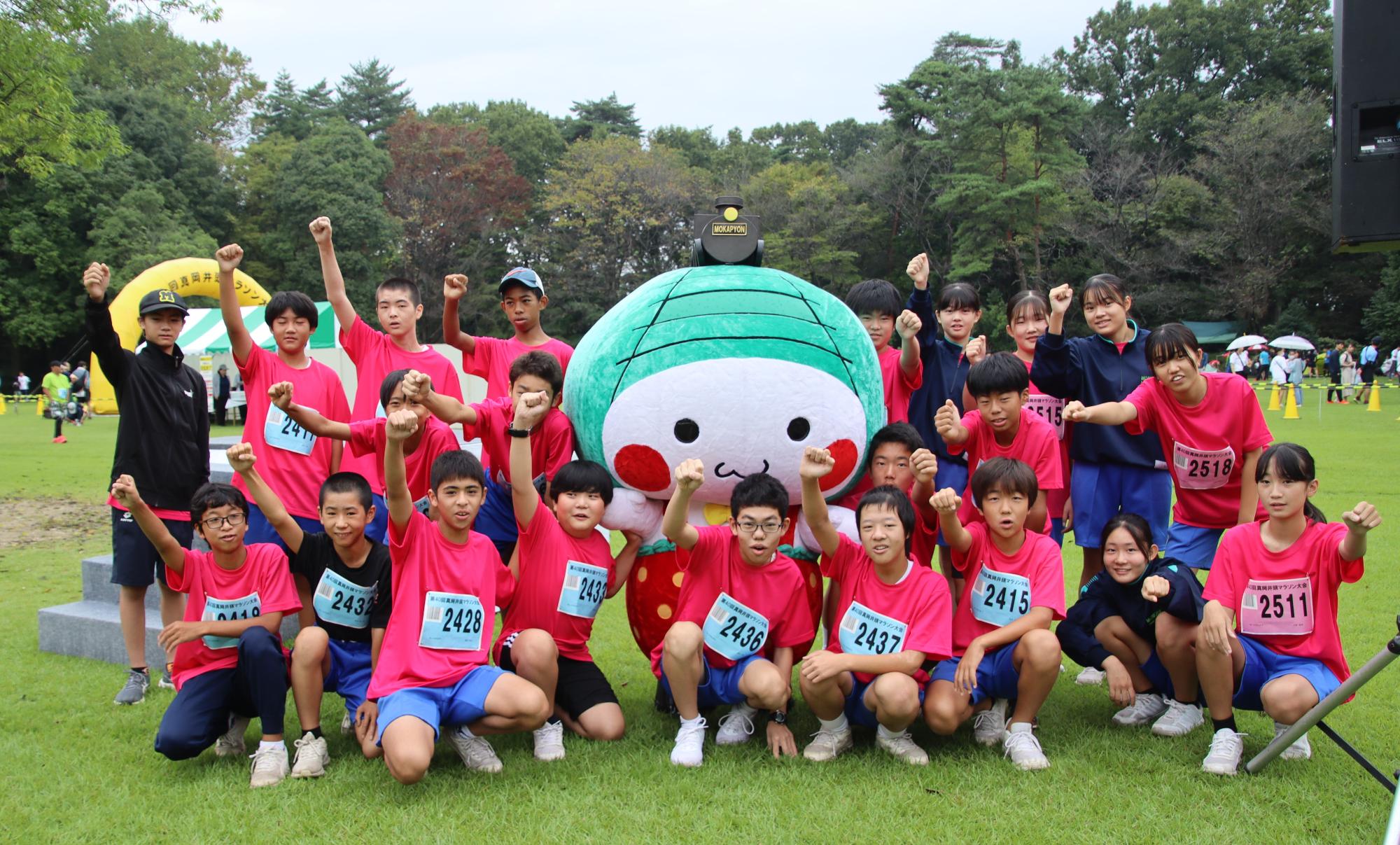 中学生集合写真