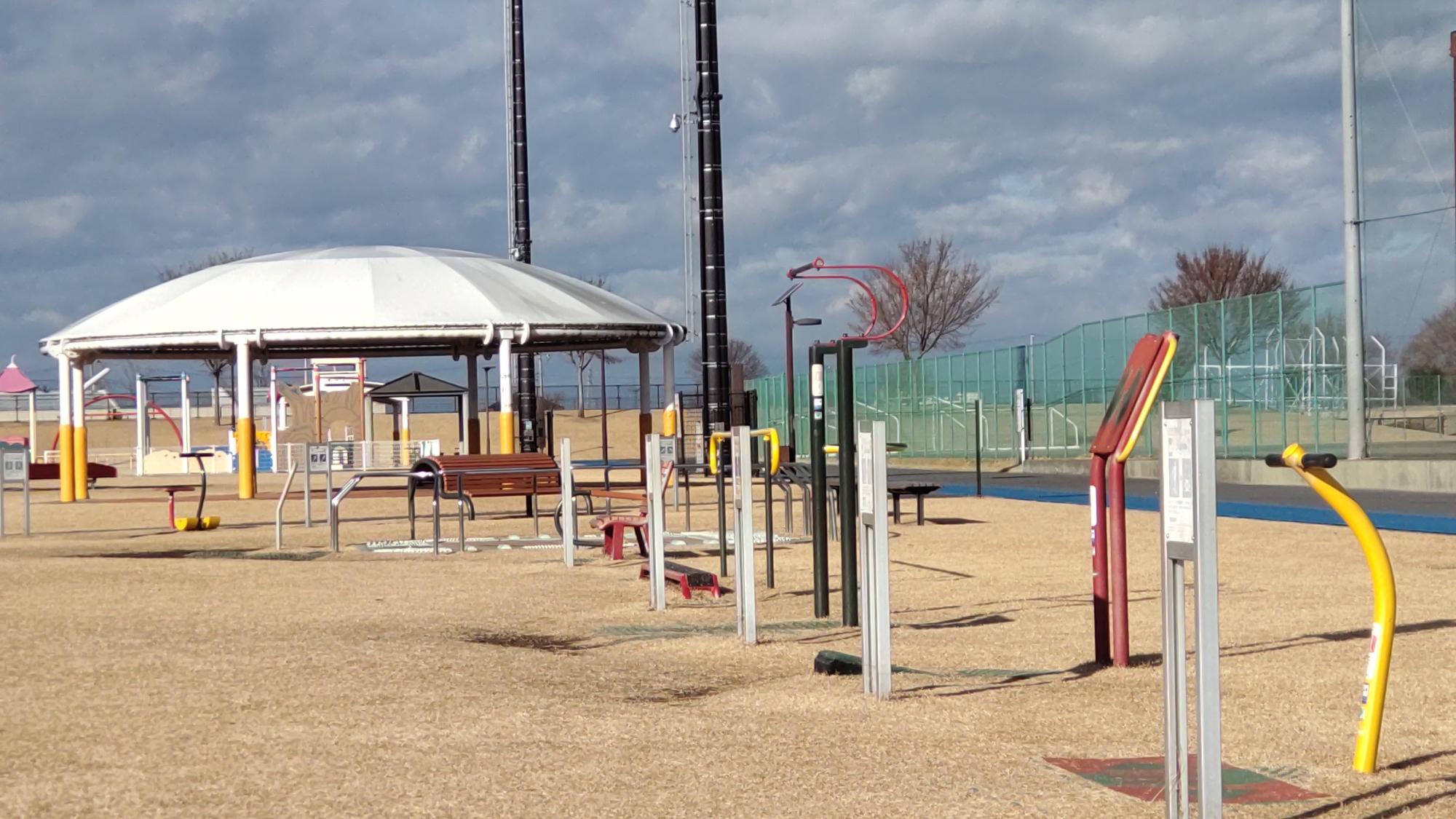 真岡市総合運動公園健康広場