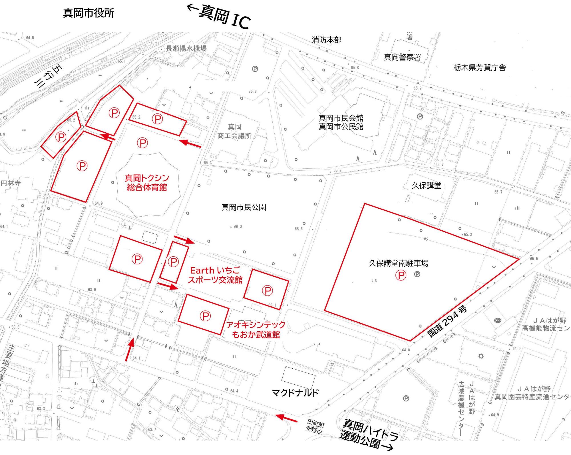 総合体育館周辺駐車場3