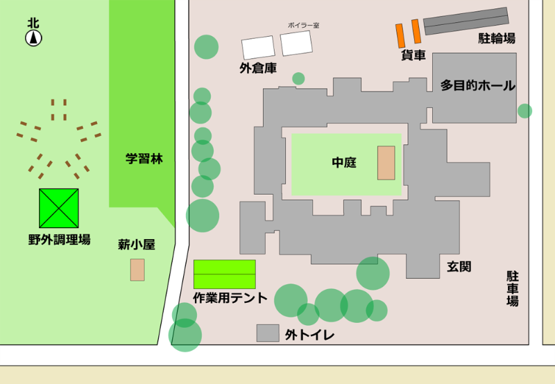 鬼怒自然公園全体案内図