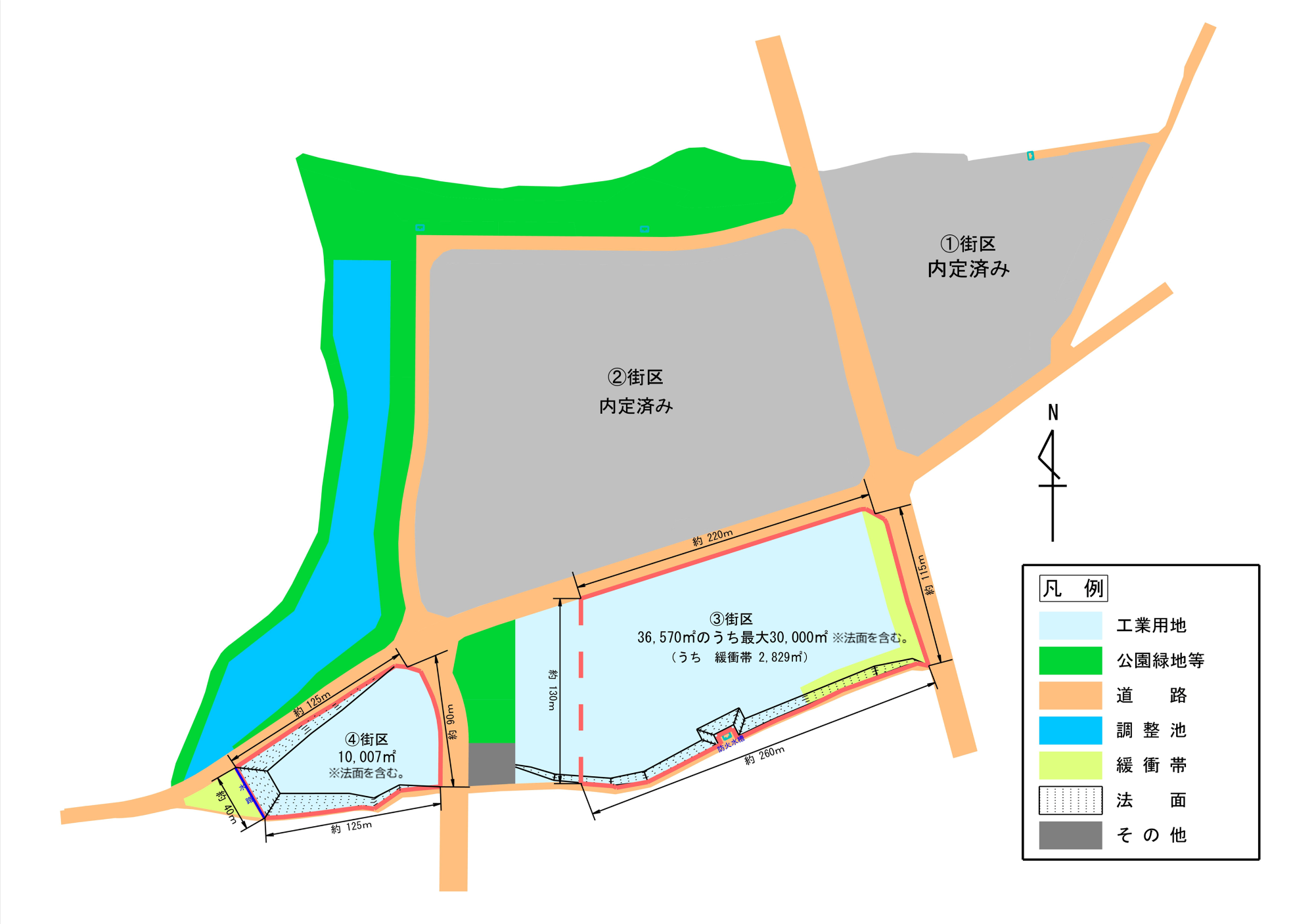 募集街区イメージ図（3.4街区）