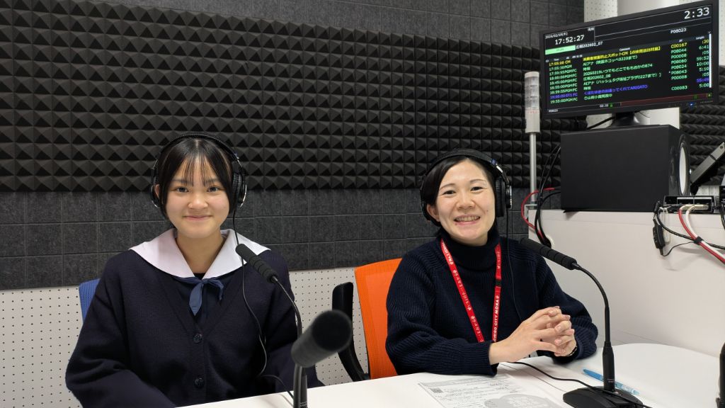 FMもおか出演の様子