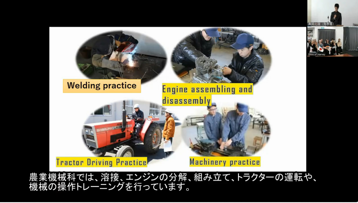 真岡北陵高校生による学校紹介