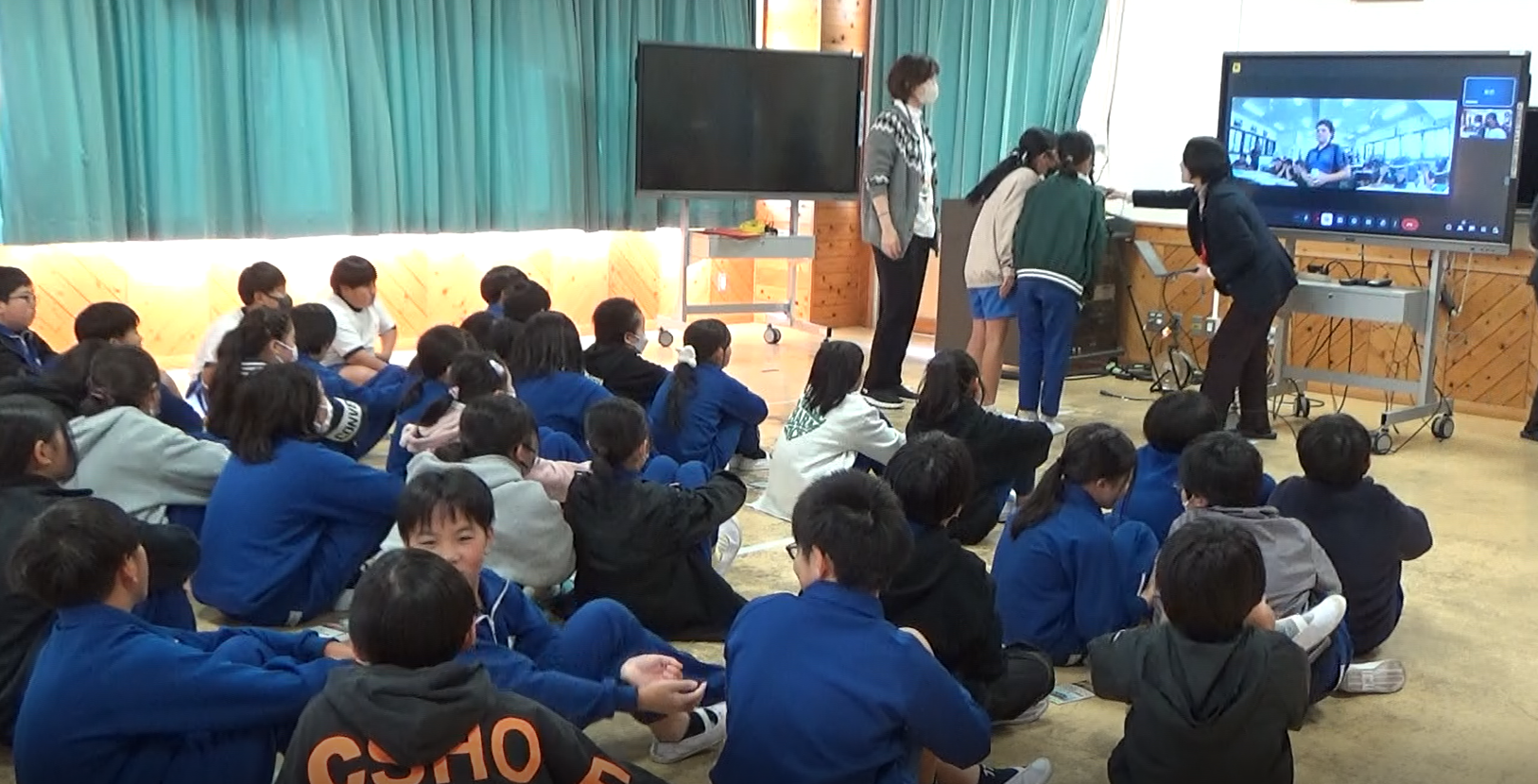 久下田小・トリンデール小オンライン交流会