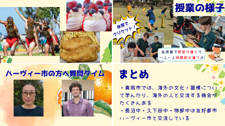 ハーヴィー市についての出前講座