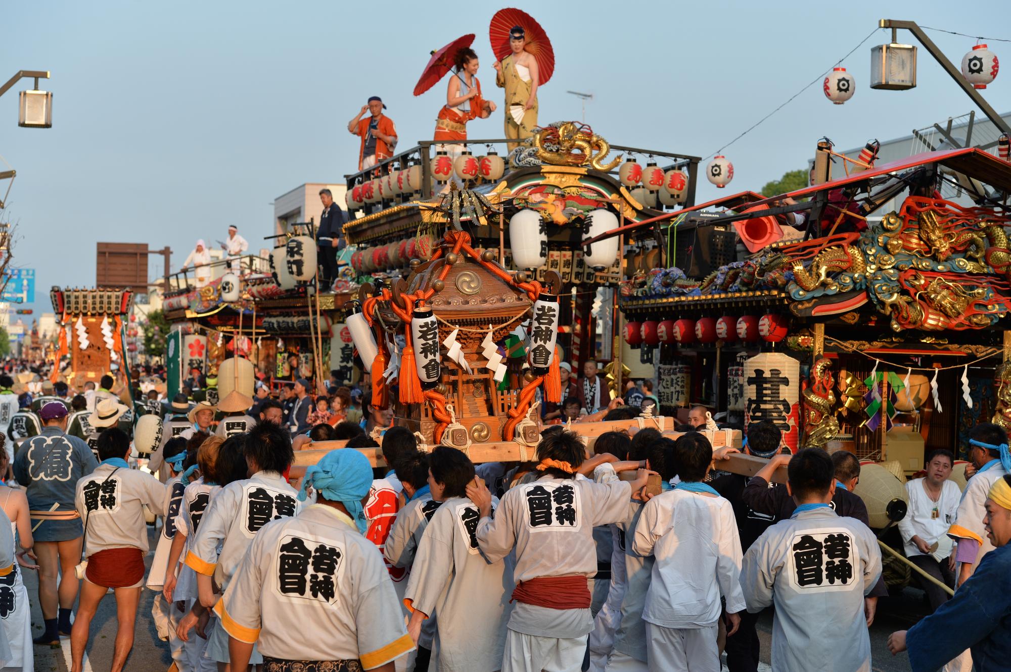 真岡の夏まつり 屋台