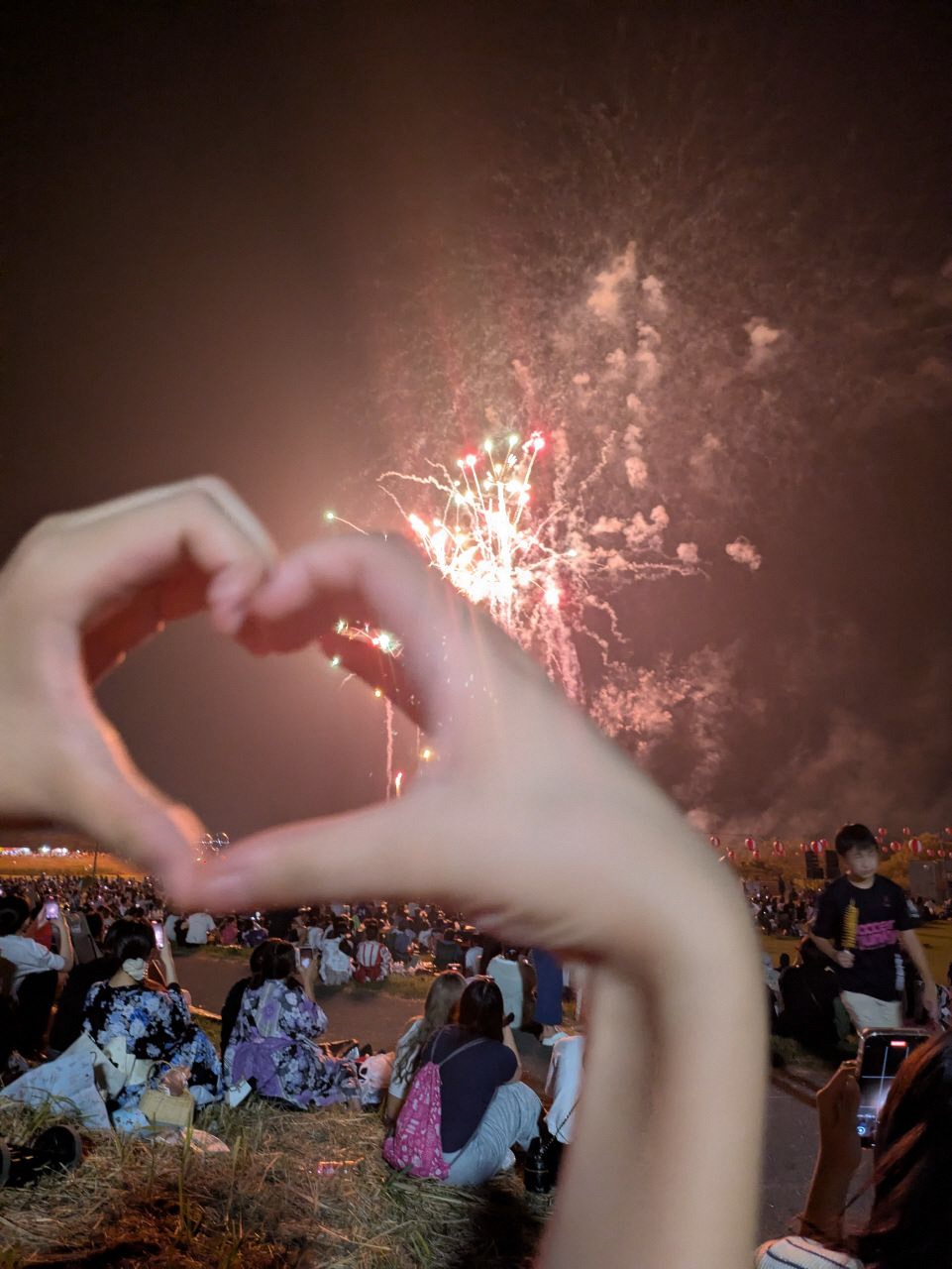 青春フォトコン応募写真で大賞をとった、花火の写真