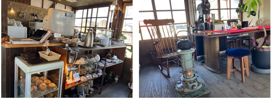 ソワカフェ店内の様子