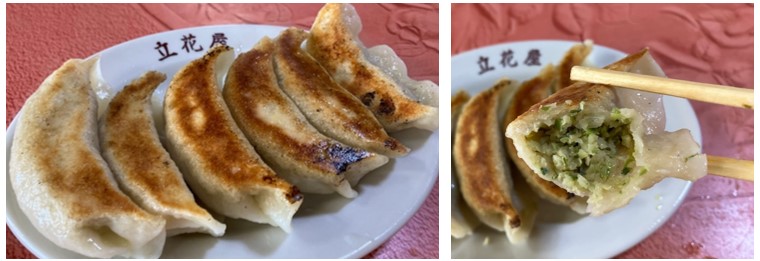 ボリューム満点な餃子の写真