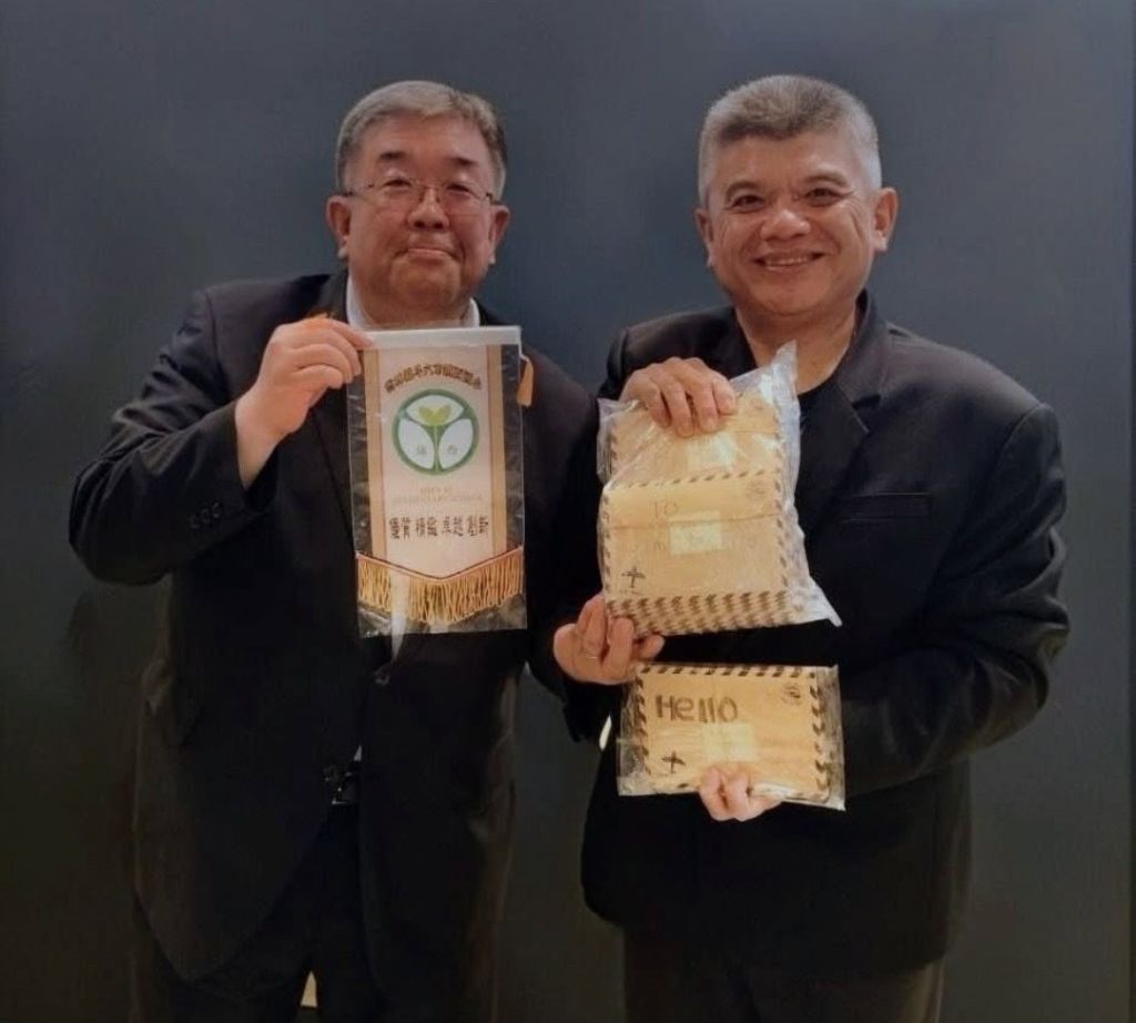 斗六市内にてお手紙交換