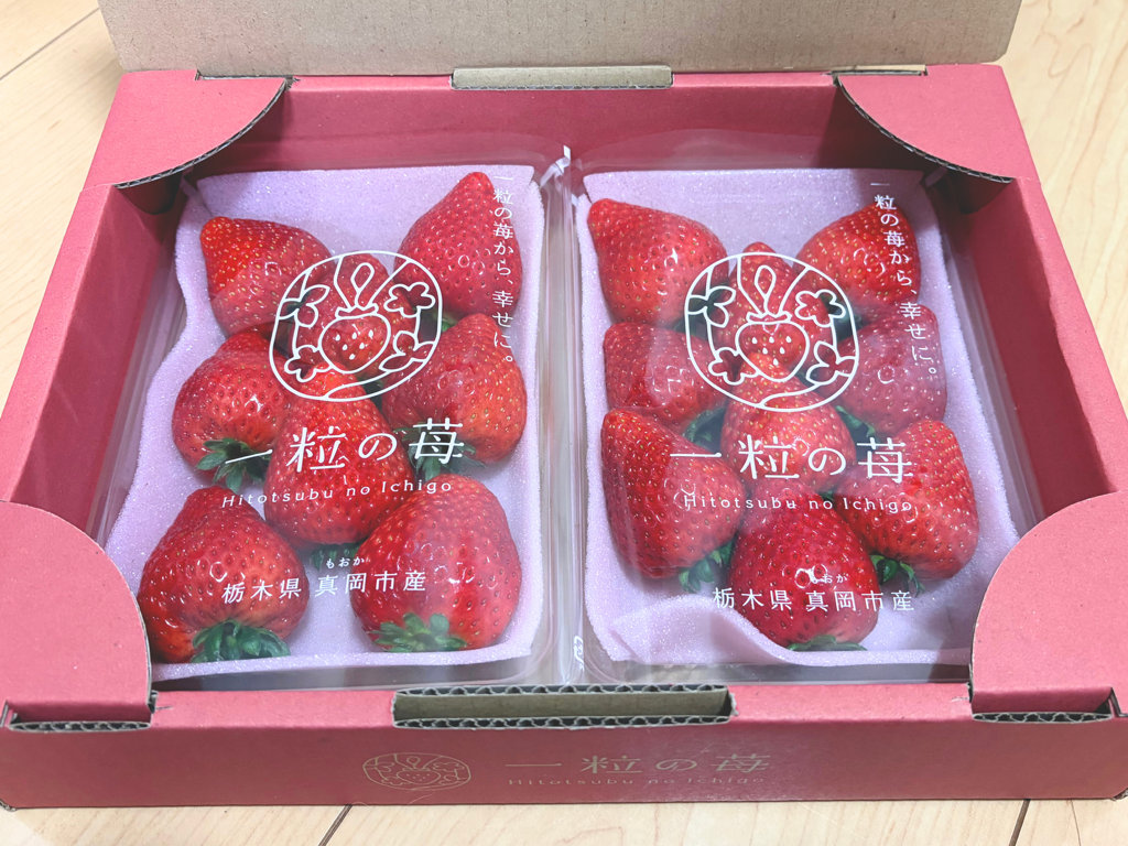 宇都木さんののうえんのいちご