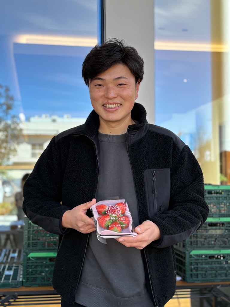 マルシェの際の宇都木さんの写真